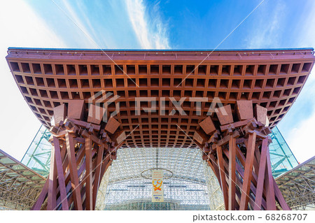 Kanazawa Station Monument in the afternoon [Ishikawa Prefecture] 68268707