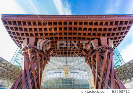 Kanazawa Station Monument in the afternoon [Ishikawa Prefecture] 68268712