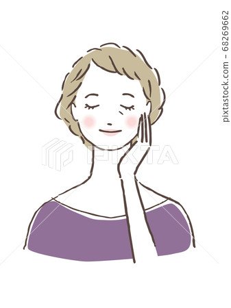 Senior woman happy expression Senior woman happy expression 68269662