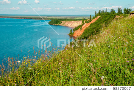 Andoma Cape with Andoma Hill at Onega Lake, Andoma Cape with Andoma Hill at Onega Lake, 68270067