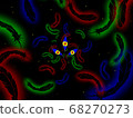 Eyes in the wings dancing in the night sky 68270273