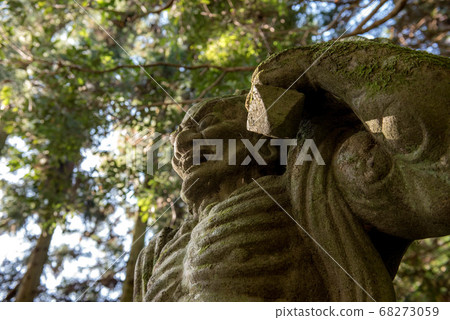 Guardian Nio Ryoji Temple Statue 68273059