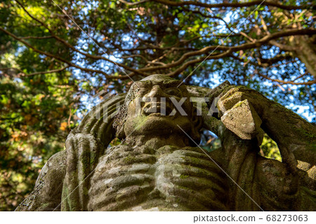 Guardian Nio Ryoji Temple Statue 68273063