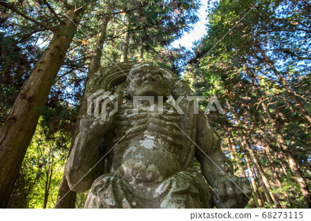 Guardian Nio Ryoji Temple Statue 68273115