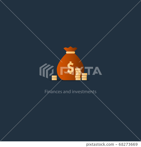 Prize fund money, lottery win icon Prize fund money, lottery win icon 68273669