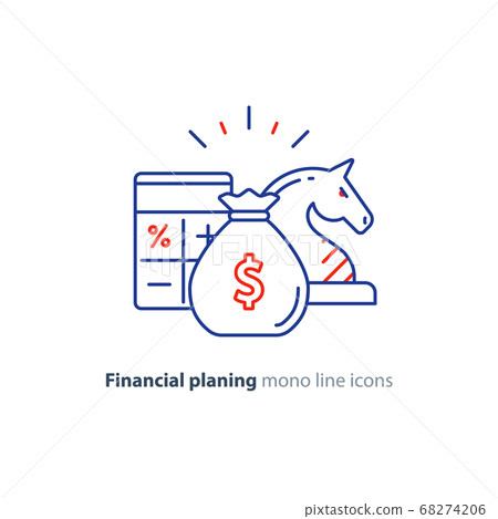 Financial investment strategy, management concept Financial investment strategy, management concept 68274206
