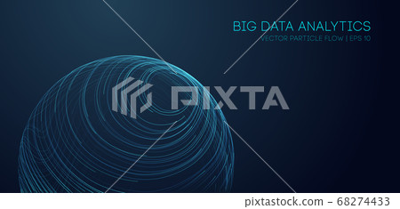 Music abstract background blue. Data technology abstract futuristic illustration. Big data visualization. EPS 10. Music abstract background blue. Data technology abstract futuristic illustration. Big data visualization. EPS 10. 68274433