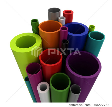 Colorful Plastic Pipes Colorful Plastic Pipes 68277788