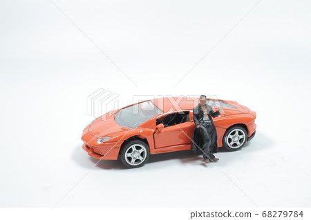 figure Man As Gangster, with the sport car figure Man As Gangster, with the sport car 68279784