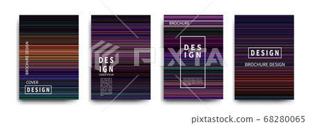 Abstract covers design vector. Gradient creative colorful design 68280065