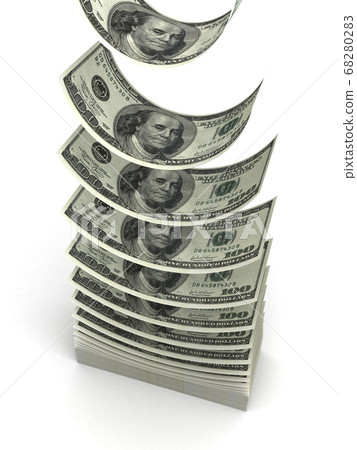 Stack of Dollar 68280283