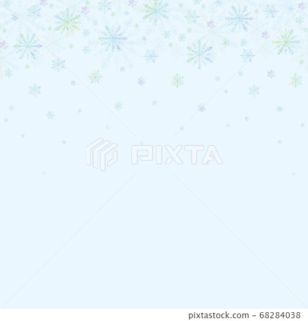 Background material_snowflake 68284038