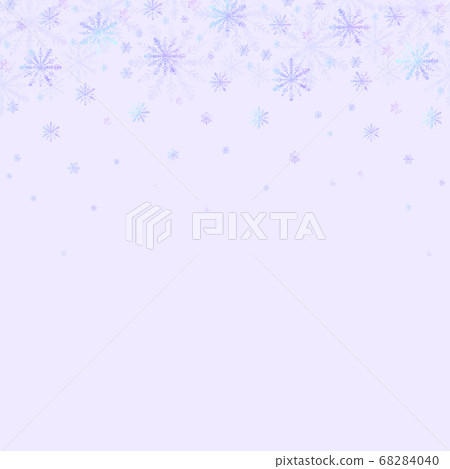 背景素材_雪花 68284040
