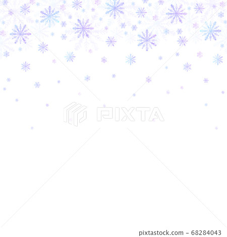 Background material_snowflake 68284043