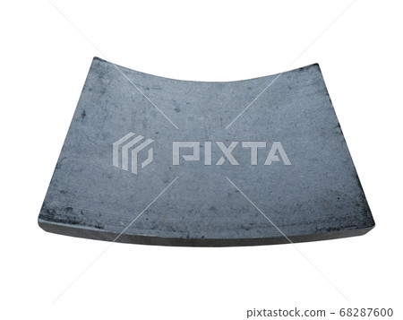 Shoe drum brake of a truck on an isolated background closeup. 68287600