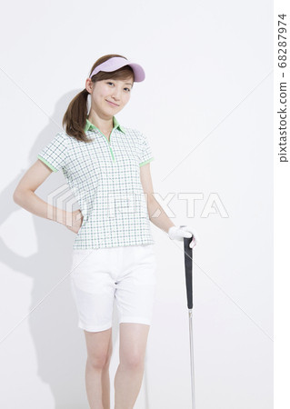 女高爾夫球手 女高爾夫球手 68287974