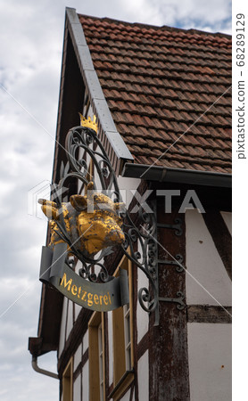 Butchery nose shield, Bad Sobernheim, Germany Butchery nose shield, Bad Sobernheim, Germany 68289129