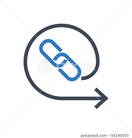 Backlinks Line Vector Glyph Icon Backlinks Line Vector Glyph Icon 68290855
