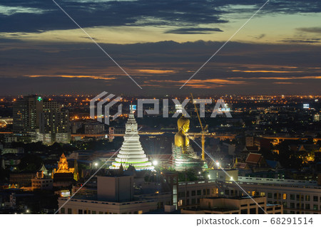The Giant Golden Buddha in Wat Paknam Phasi 68291514