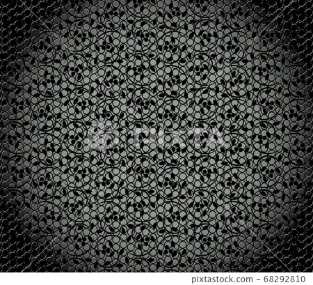 vector illustration of a metal texture with seamless floral pattern vector illustration of a metal texture with seamless floral pattern 68292810