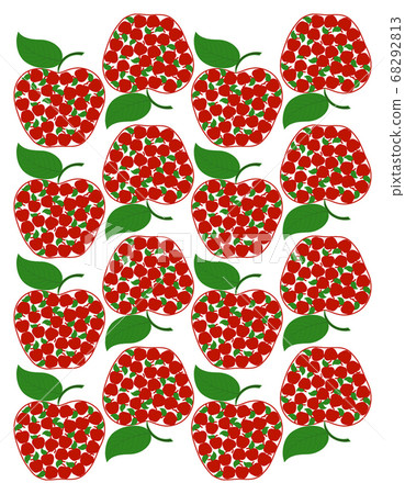 vector illustration of an apple seamless background vector illustration of an apple seamless background 68292813