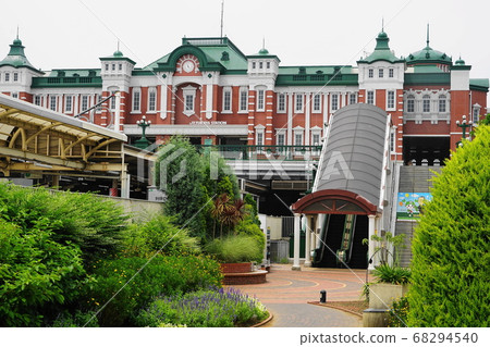 122年8月深谷122深谷站 新 和站前廣場 照片素材 圖片 圖庫