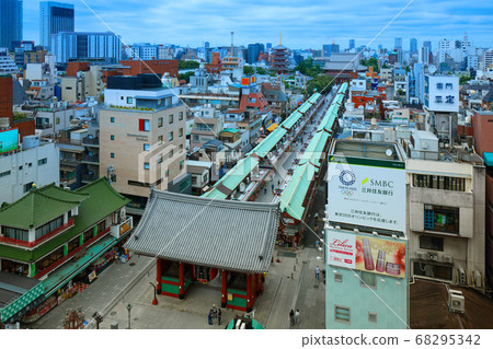 View of Sensoji Temple from Asakusa Culture Tourist Information Center View of Sensoji Temple from Asakusa Culture Tourist Information Center 68295342