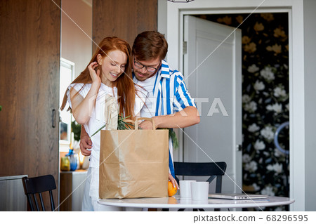 couple check products in package 68296595