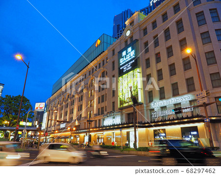 Osaka Minami Nankai Building at dusk Osaka Minami Nankai Building at dusk 68297462