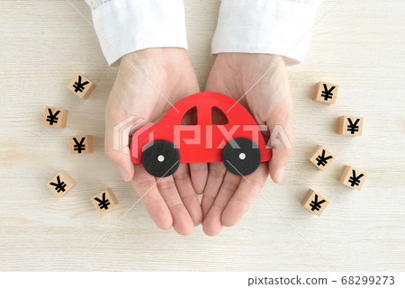 Image of money related to automobiles Image of money related to automobiles 68299273