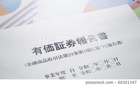 Preparation of securities report 68301347