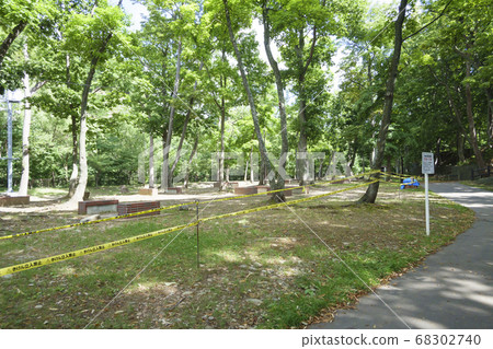 Park closed to prevent new coronavirus infection 68302740