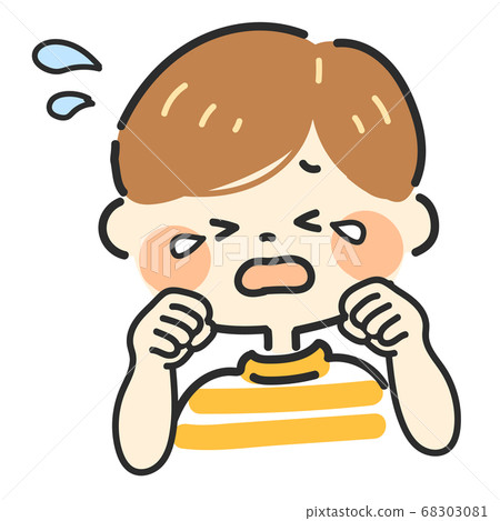 Crying boy 68303081