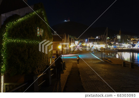 Light-up of BAY Hakodate from Shichizabashi at Hakodate Kanamori Red Brick Warehouse Light-up of BAY Hakodate from Shichizabashi at Hakodate Kanamori Red Brick Warehouse 68303093