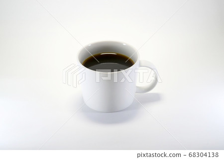 Cup of coffee in white cup Cup of coffee in white cup 68304138