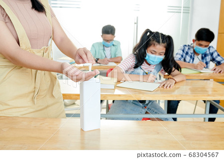 School class after pandemic is over School class after pandemic is over 68304567