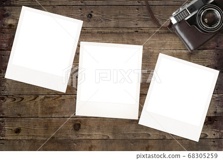 Photo frame New Year's card with a natural atmosphere 68305259