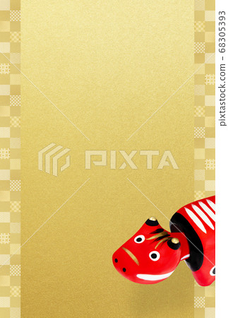 2021 ox year new year's card 68305393