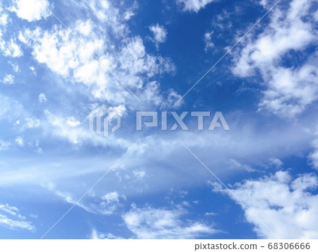 藍天白雲，令人耳目一新的天空 68306666