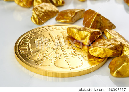 golden austrian philharmoniker one ounce coin 68308317