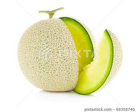 melon isolated on white background melon isolated on white background 68308740