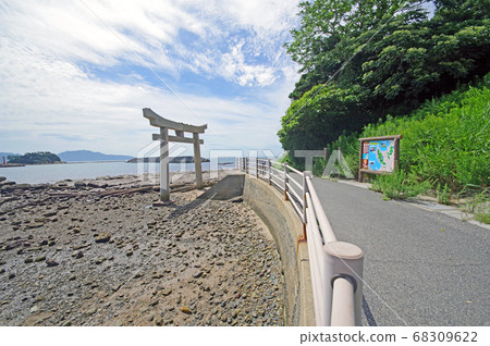 像卡里奧角那樣的長廊伸向蘆屋町的日比木海 像卡里奧角那樣的長廊伸向蘆屋町的日比木海 68309622