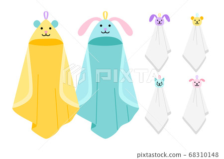 Funny animals kids towels 68310148