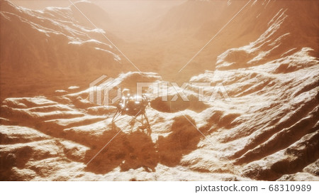 Insight Mars exploring the surface of red planet Insight Mars exploring the surface of red planet 68310989