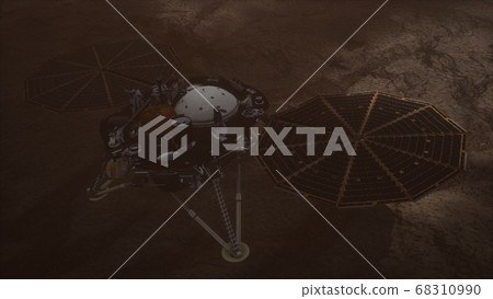 Insight Mars exploring the surface of red planet Insight Mars exploring the surface of red planet 68310990