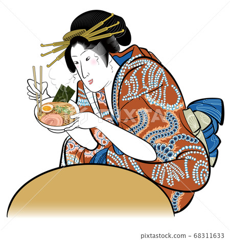 Oiran eating ramen 68311633