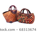 Thai women fashion handbag with Woven handmade bag 68313674