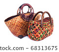 Thai women fashion handbag with Woven handmade bag 68313675