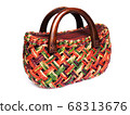 Handmade crafts colorful rope woven handbag. 68313676