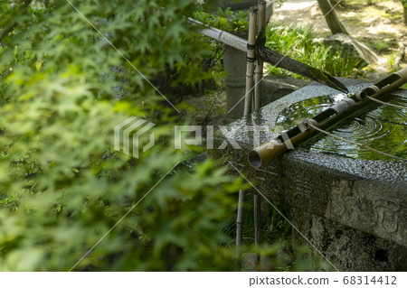 Water and greenery in Shinkeien in Kurashiki Bikan area 68314412